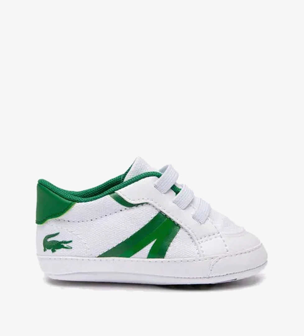 Lacoste L004 Bebek Beyaz Sneaker - Görsel 1