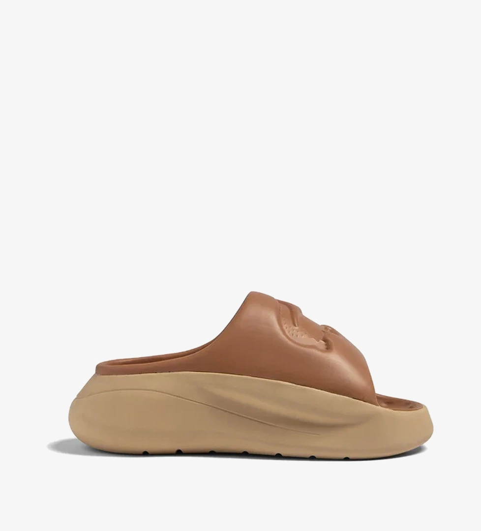 Lacoste Kahverengi Lacoste Serve 3.0 Kadın Terlik