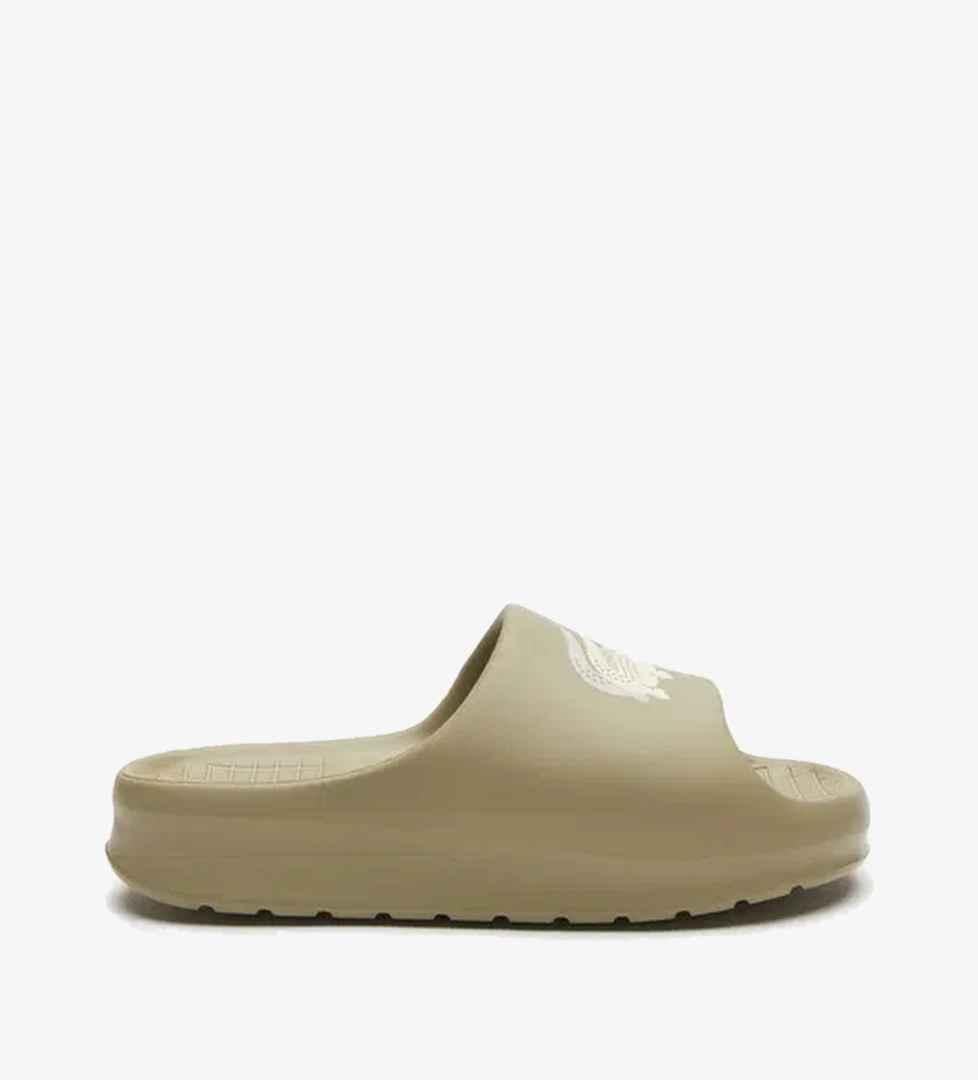 Lacoste Croco 2.0 Evo Kadın Haki Terlik - Görsel 1