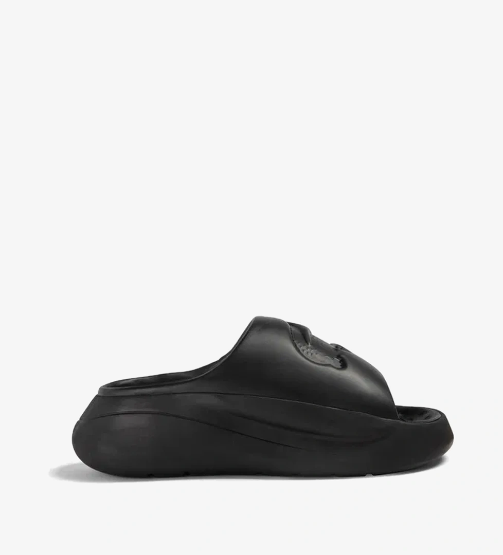 Lacoste Croco 3.0 Erkek Siyah Terlik - Görsel 1