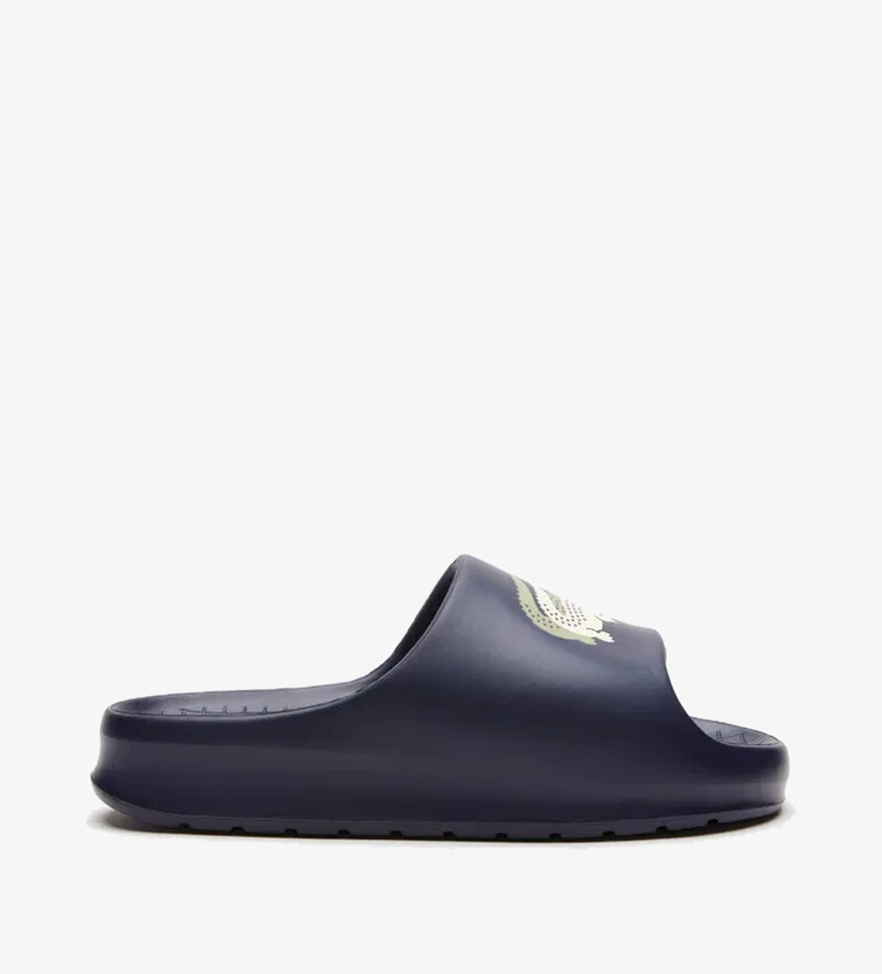 Lacoste Croco 2.0 Evo Erkek Lacivert Terlik - Görsel 1