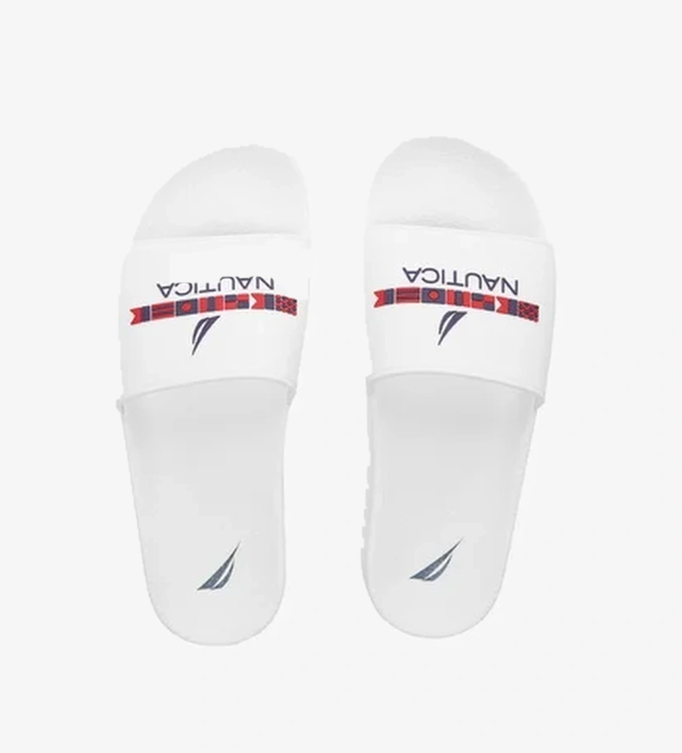 Nautica Nautica Erkek Beyaz Terlik Sandalet & Terlik | Occasion Beyaz - 1. görsel