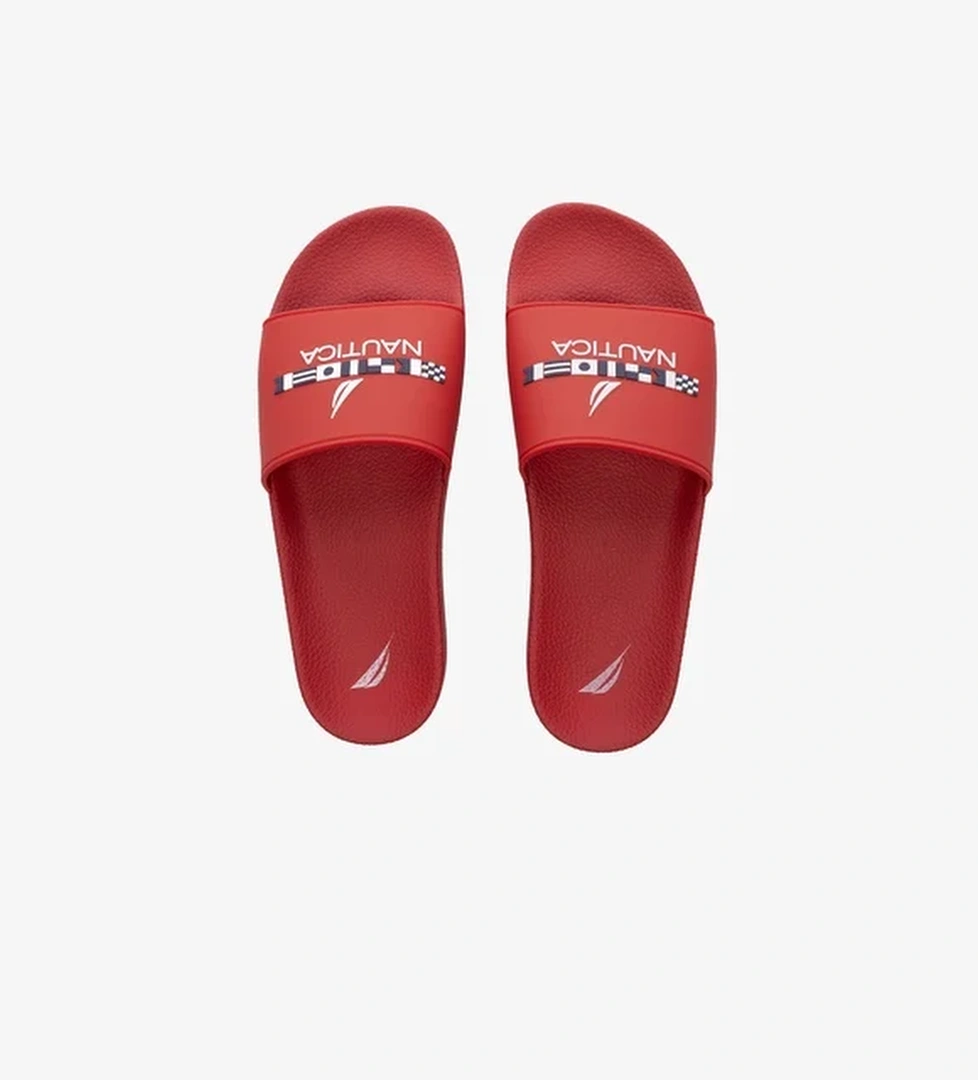 Nautica Nautica Erkek Kırmızı Terlik Sandalet & Terlik | Occasion Kırmızı - 1. görsel