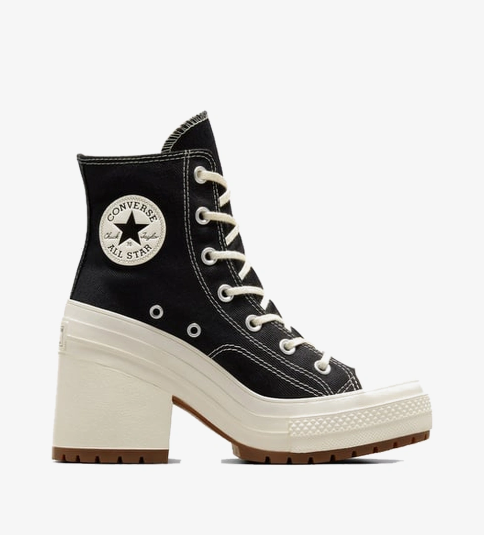 Converse Chuck 70 De Luxe Heel Unisex Siyah/Krem Sneaker