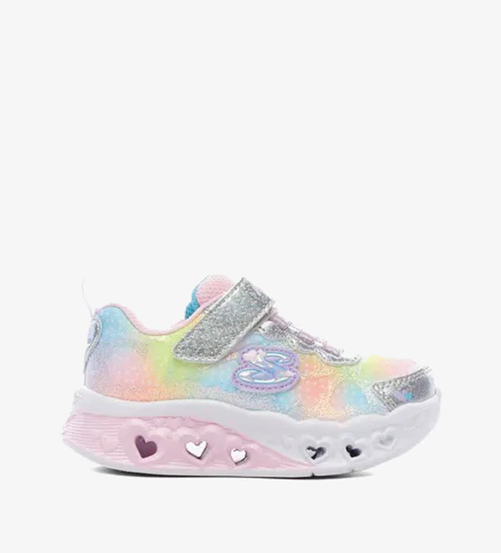 Skechers Skechers Flutter Heart Lights-Simply L Bebek Gri Spor Ayakkabı model görseli