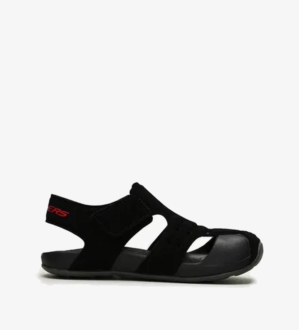 Skechers Side Wave Çocuk Siyah Sandalet