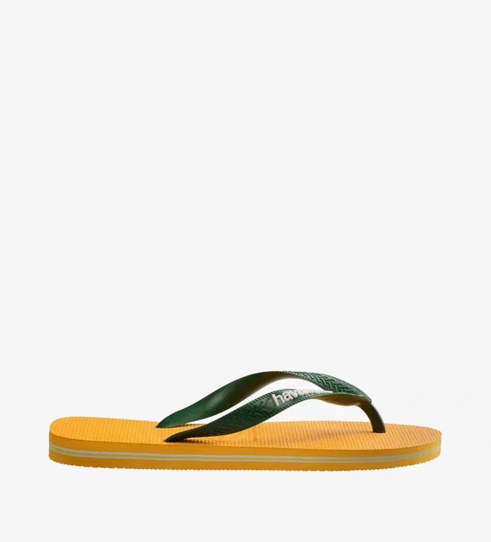 Havaianas Havaianas Brasil Logo Erkek Unisex Sarı Terlik model görseli