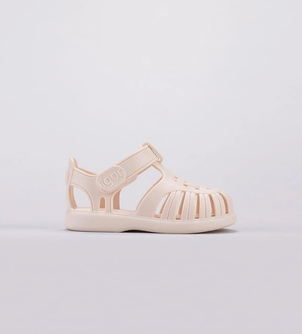 Igor Tobby Solid Bebek Krem Sandalet