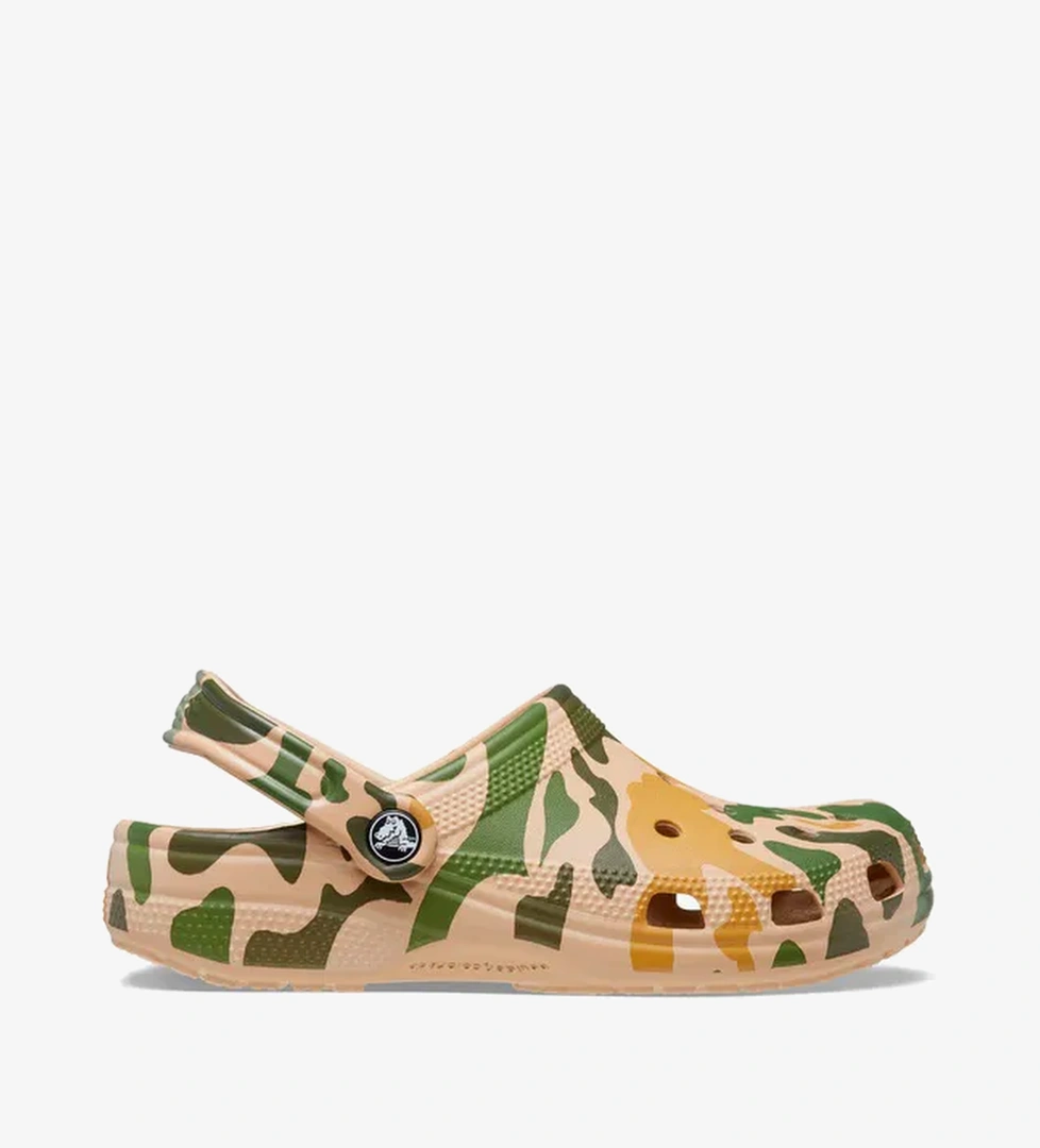 Crocs Crocs Classic Printed Camo Erkek Haki Terlik model görseli