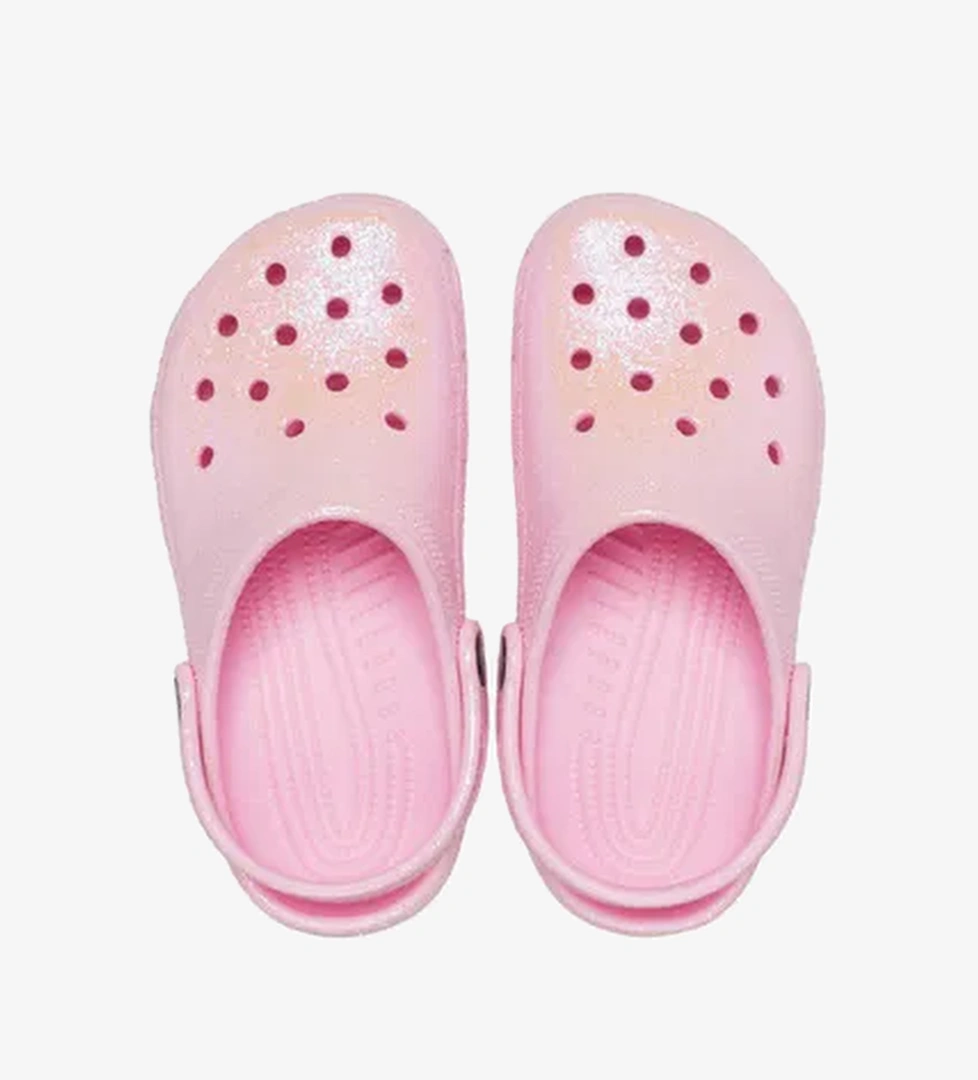Crocs Crocs Classic Glitter Clog Çocuk Pembe Terlik model görseli