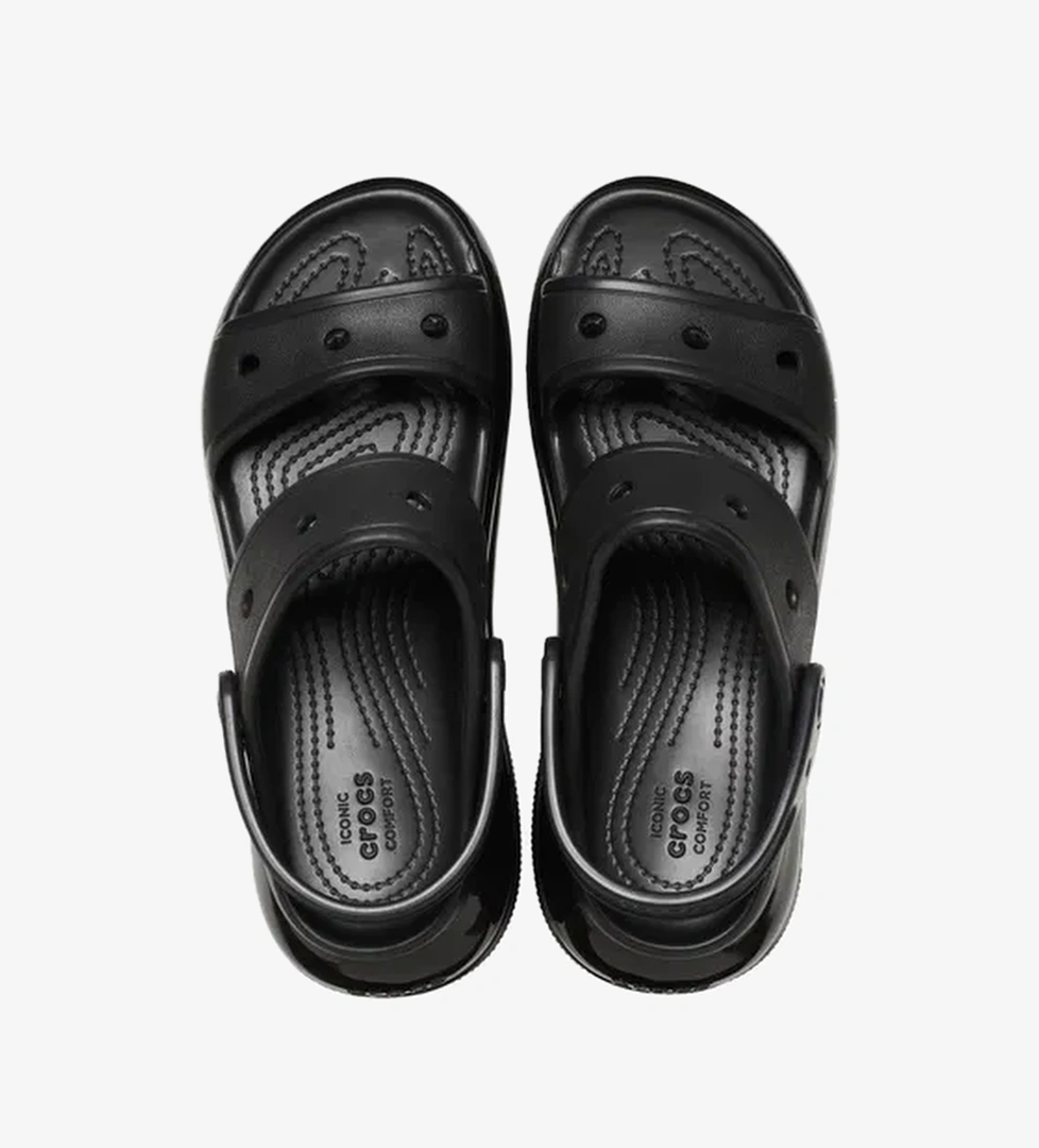 Crocs Classic Mega Crush Kadın Siyah Sandalet