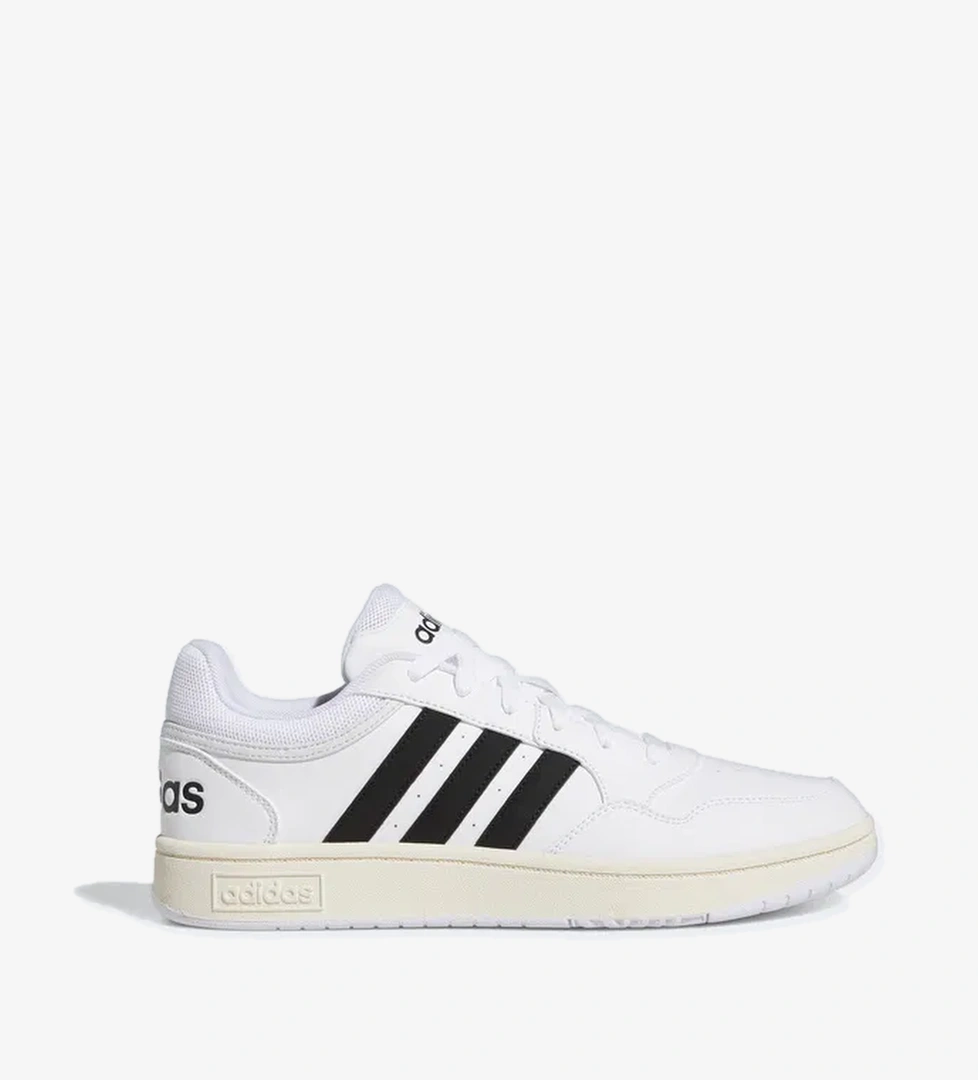 adidas Hoops 3.0 Low Classic Vintage Erkek Beyaz Spor Ayakkabı - Görsel 1
