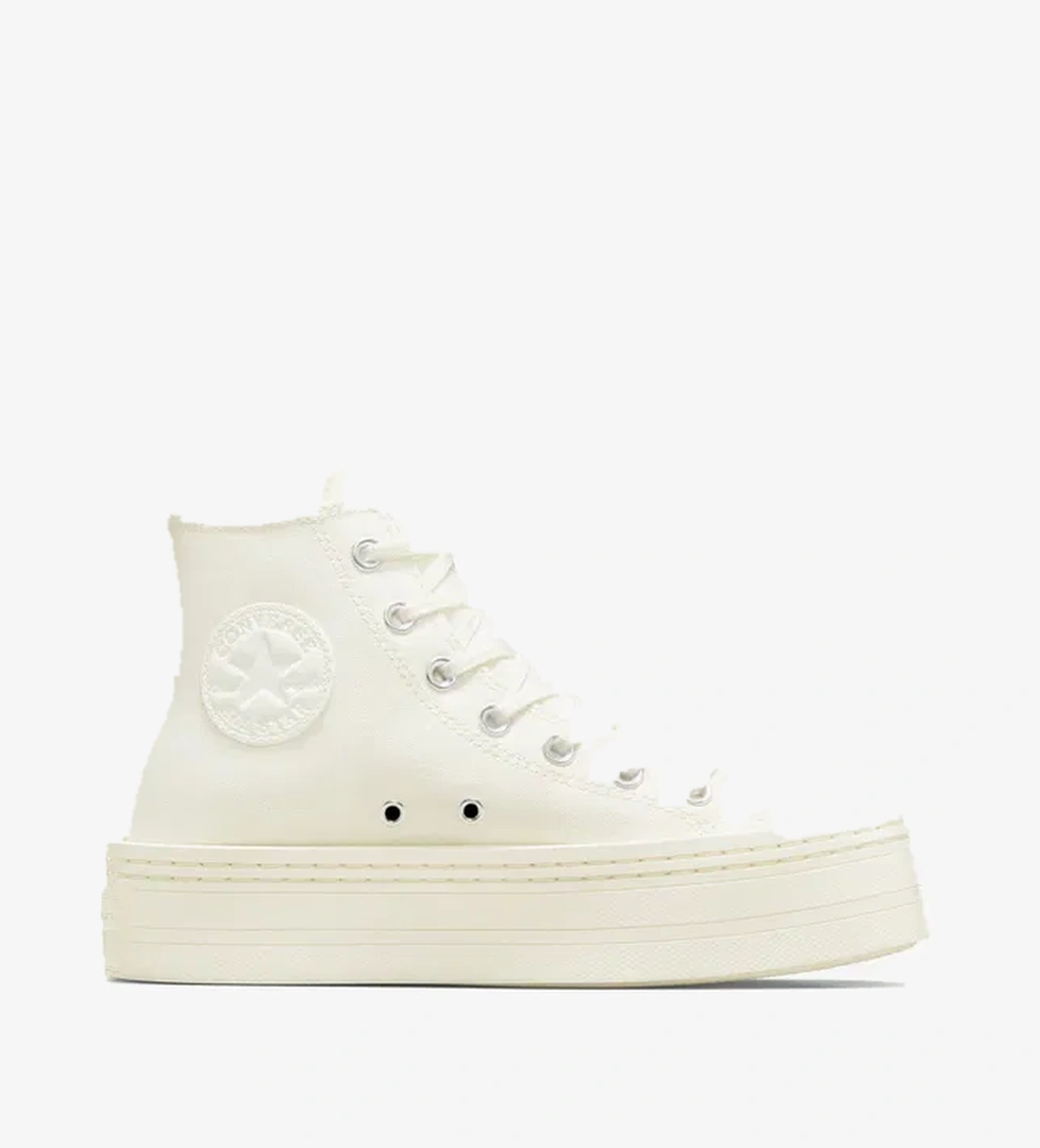 Converse Converse Chuck Taylor All Star Modern Lift Platform Unisex Canvas Kadın Krem Sneaker model görseli