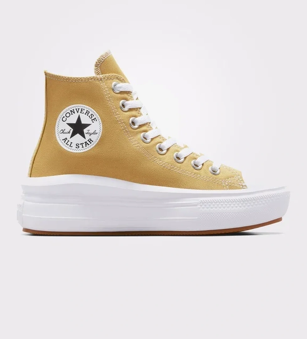 Converse Converse Chuck Taylor All Star Move Platform Seasonal Color Kadın Bej Sarı Sneaker model görseli