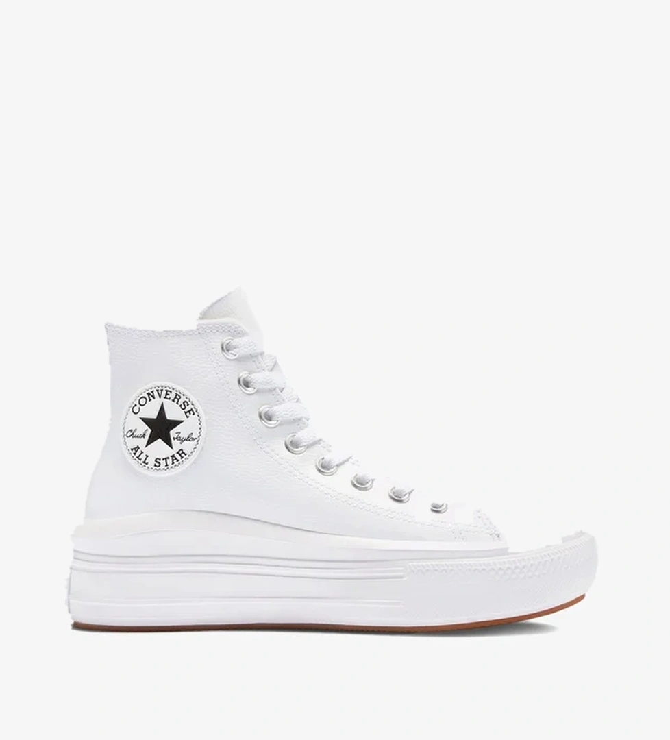 Converse Converse Chuck Taylor All Star Move Platform Foundational Leather Kadın Beyaz Sneaker | Occasion Beyaz - 1. görsel
