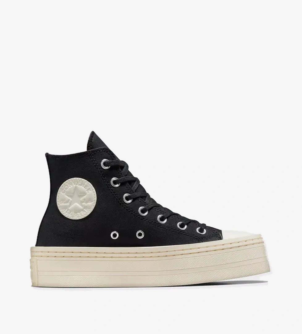 Converse Converse Chuck Taylor All Star Modern Lift Platform Canvas Kadın Siyah Sneaker model görseli