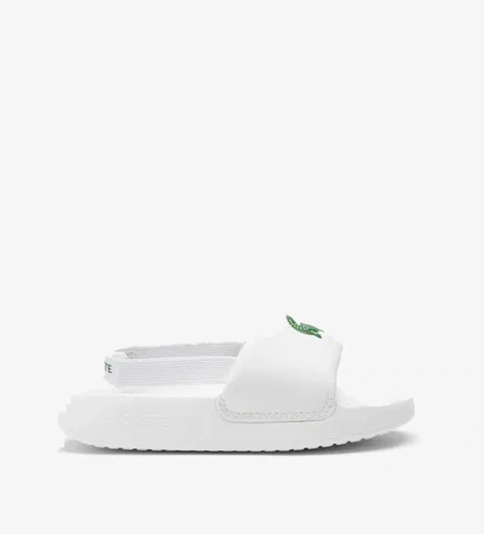 Lacoste Croco 1.0 Bebek Beyaz Terlik - Görsel 1
