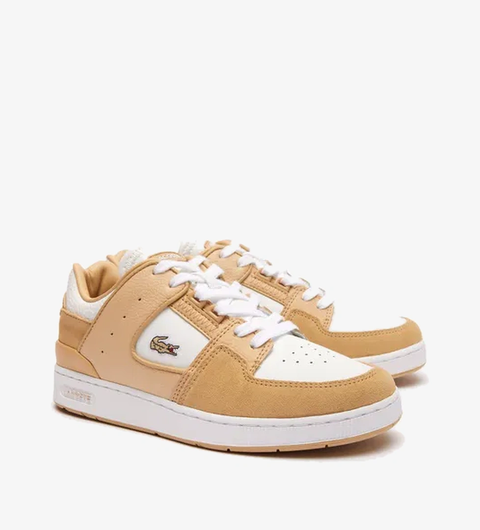 Lacoste Court Cage Kadın Kahverengi Sneaker - Görsel 1