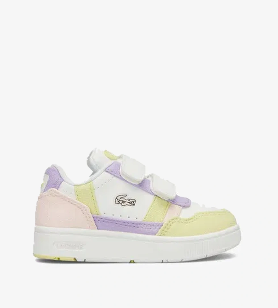 Lacoste T/CLIP Bebek Beyaz/Pembe Sneaker - Görsel 1