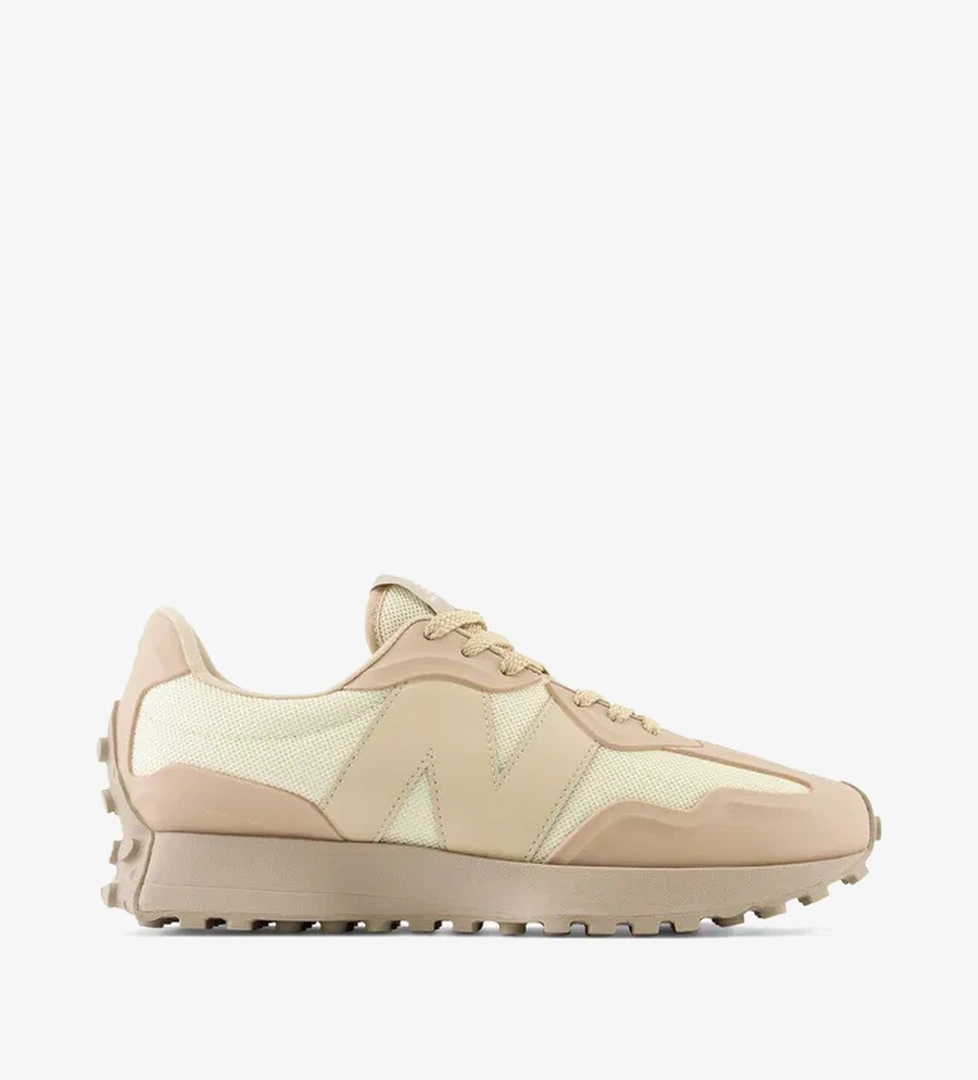 New Balance 327 Unisex Krem Spor Ayakkabı - Görsel 1