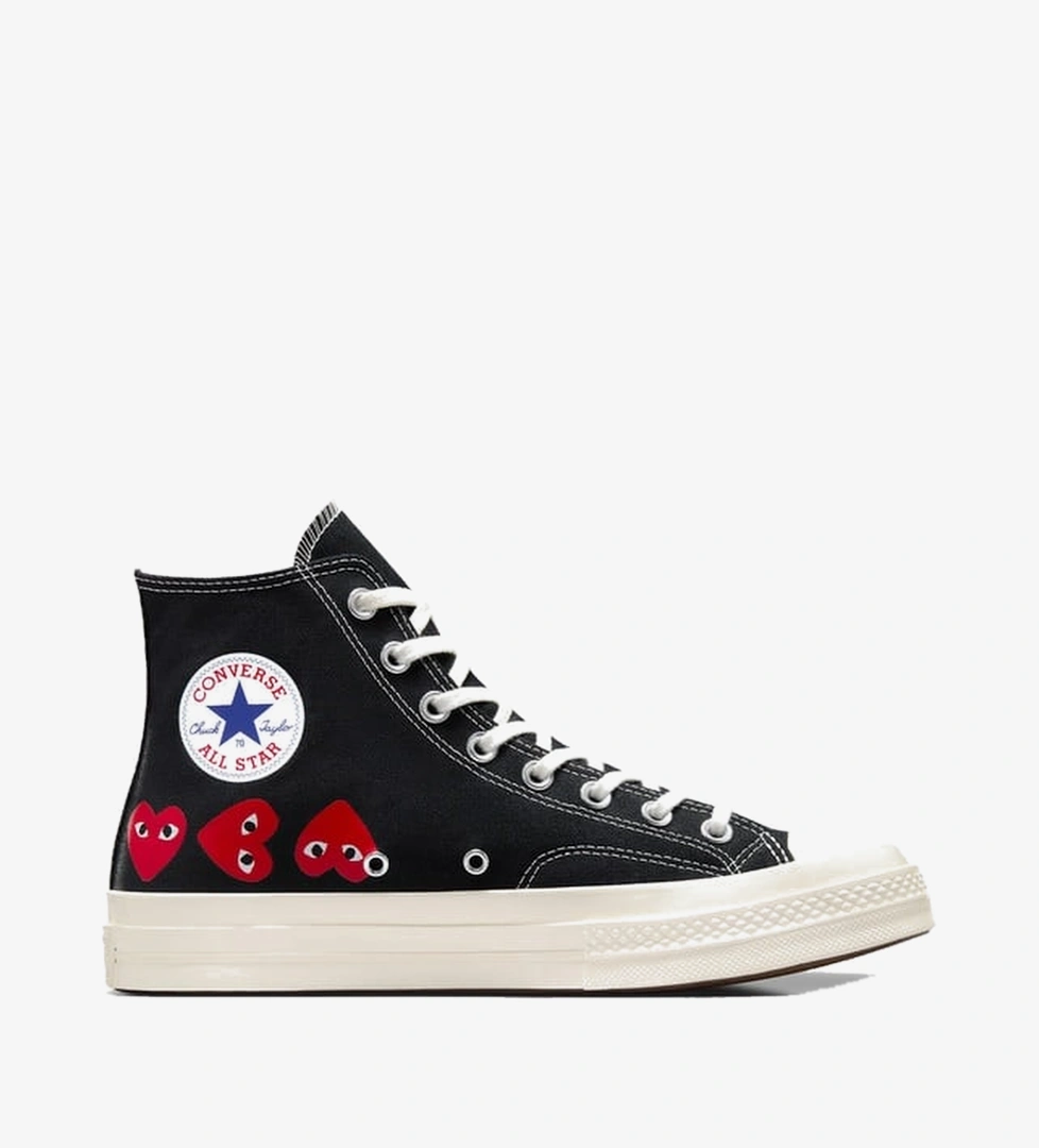 Converse x Comme des Garçons Play Chuck 70 Siyah Unisex Sneaker