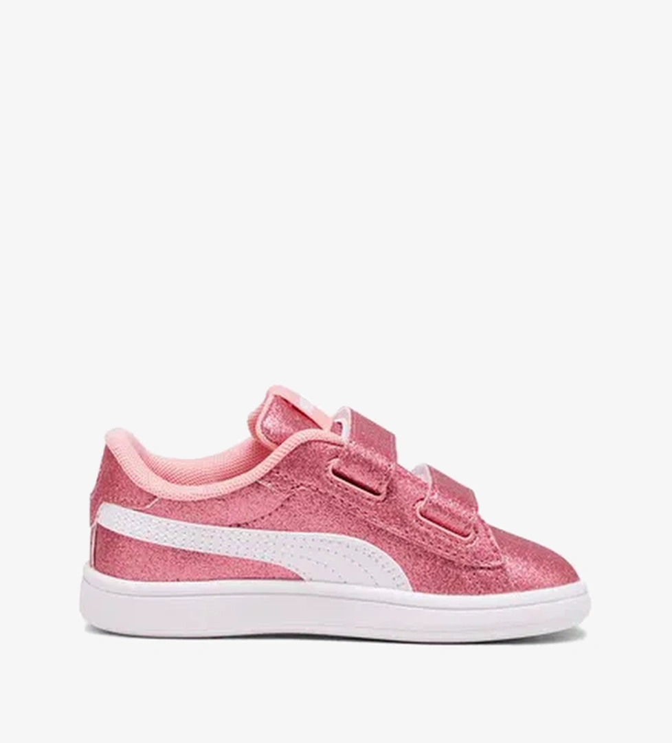 Puma Smash 3.0 Glit Glam V Bebek Beyaz Spor Ayakkabı