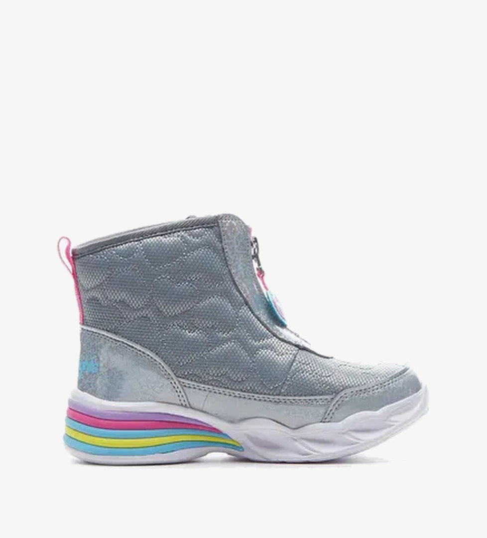 Skechers Sweetheart Lights Çocuk Gri Spor Ayakkabı - Görsel 1