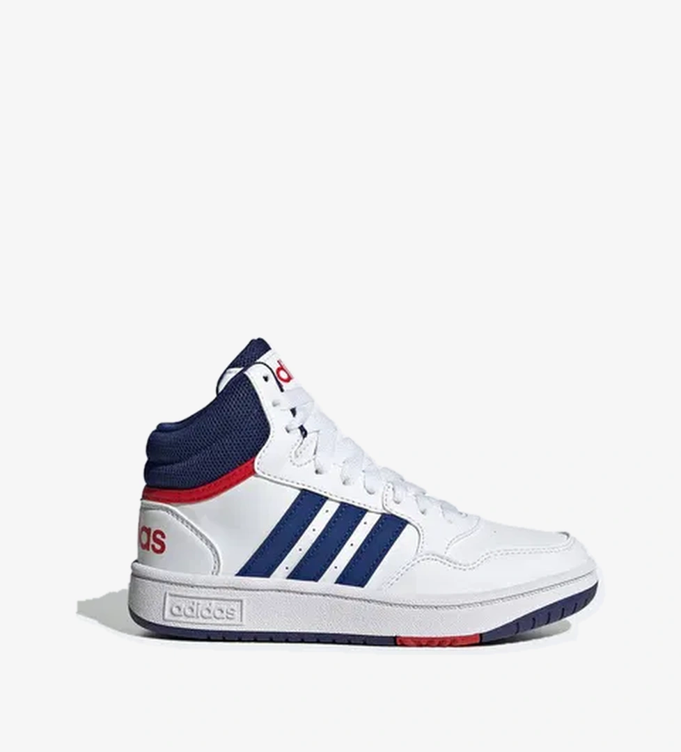 adidas Sportswear Hoops 3.0 Mid Çocuk Beyaz Spor Ayakkabı - Görsel 1