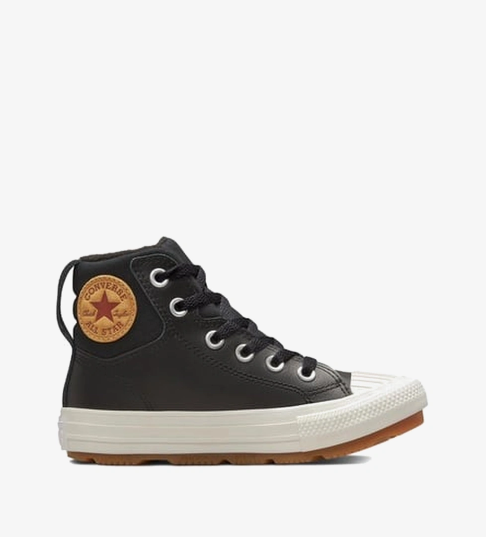 Converse Chuck Taylor All Star Berkshire Çocuk Siyah Deri Bot