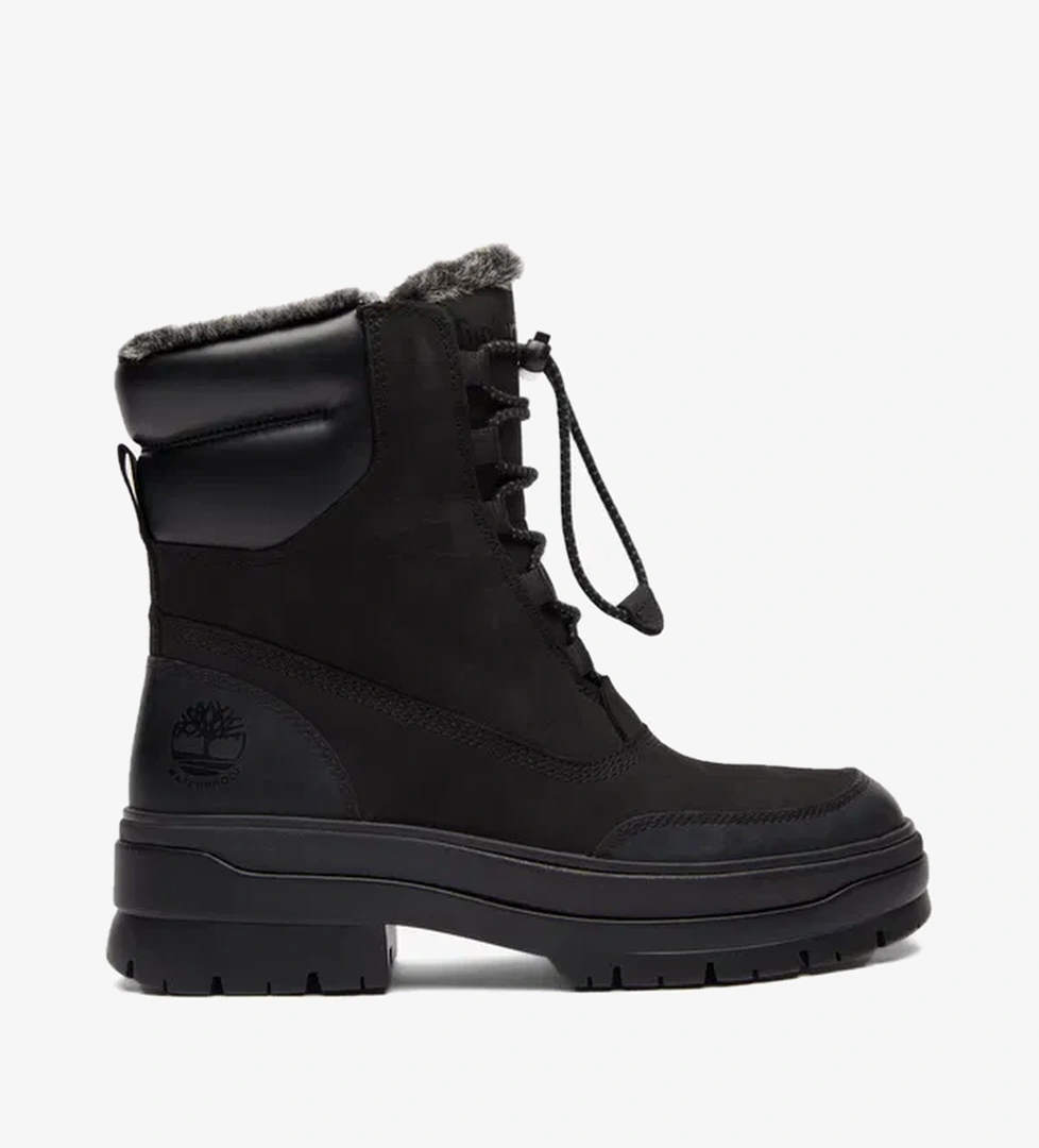 Timberland Mid Pull On Waterproof Kadın Siyah Bot - Görsel 1