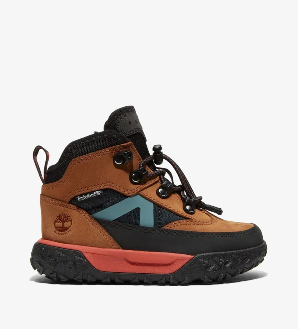 Timberland Mid Lace Up Waterproof Bebek Kahverengi Bot