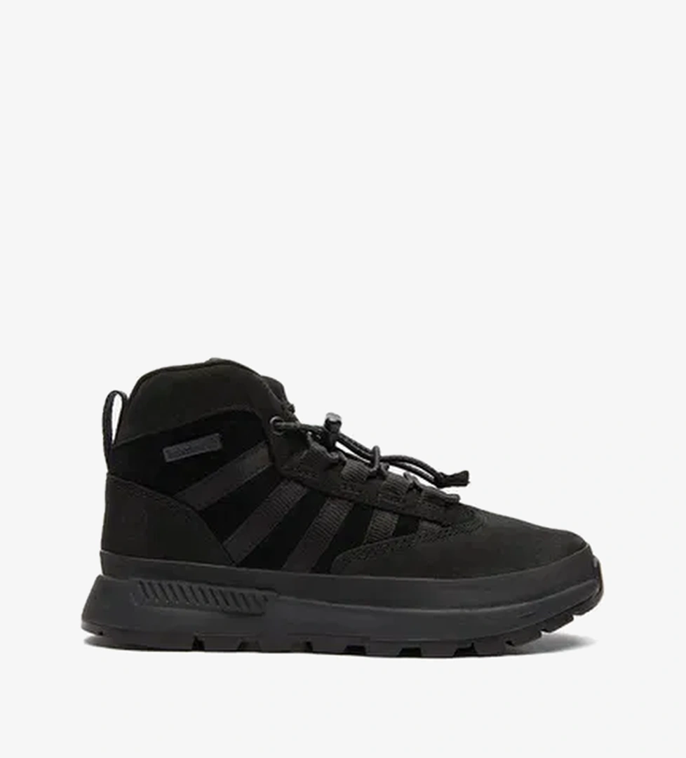 Timberland Mid Lace Up Çocuk Siyah Sneaker - Görsel 1