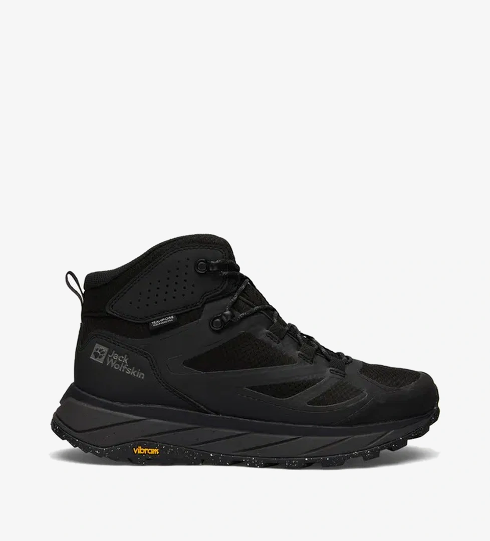 Jack Wolfskin Terraventure Texapore Mid Erkek Siyah Bot