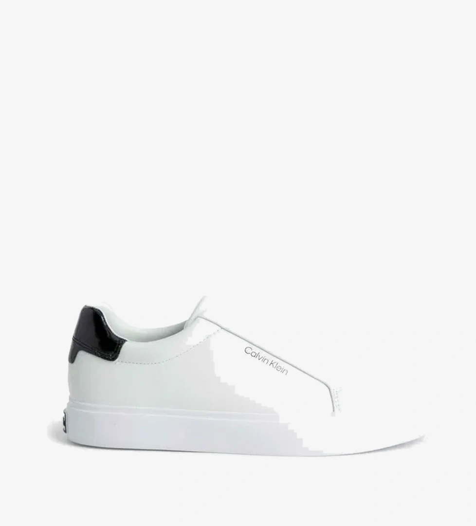 Calvin Klein Lace Up Kadın Beyaz Sneaker - Görsel 1