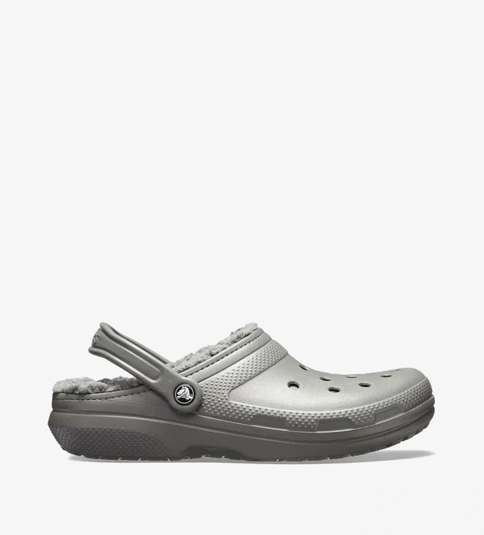 Crocs Classic Lined Clog Unisex Gri Terlik
