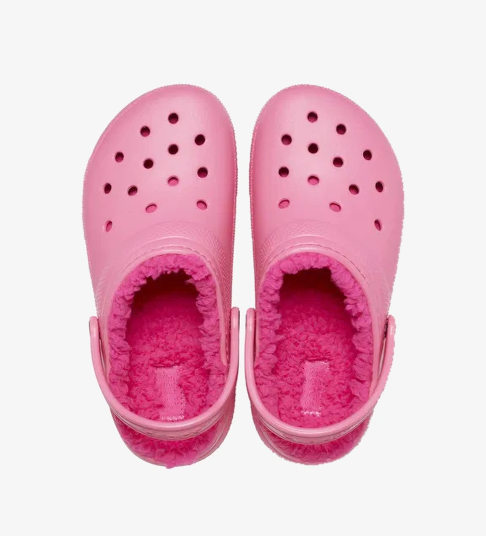 Crocs Crocs Classic Lined Çocuk Pembe Terlik model görseli