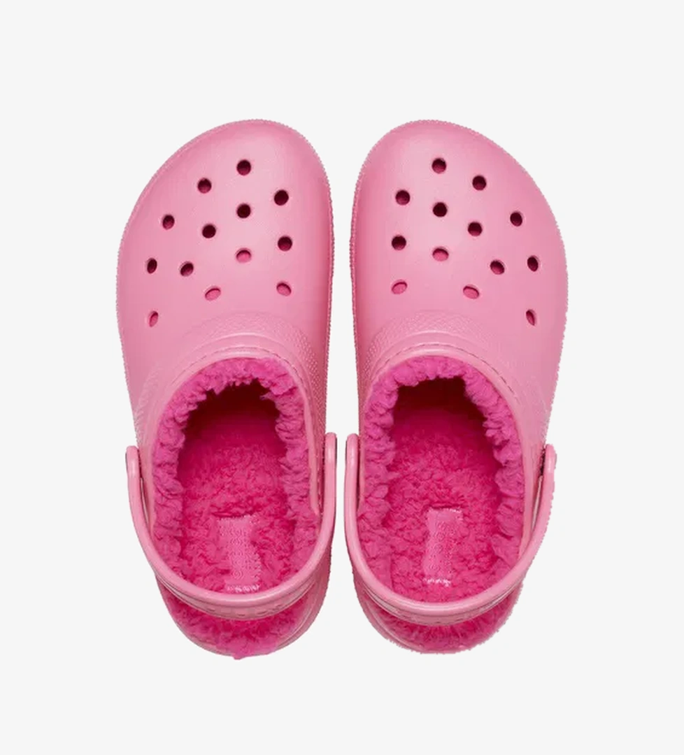 Crocs Classic Lined Çocuk Pembe Terlik