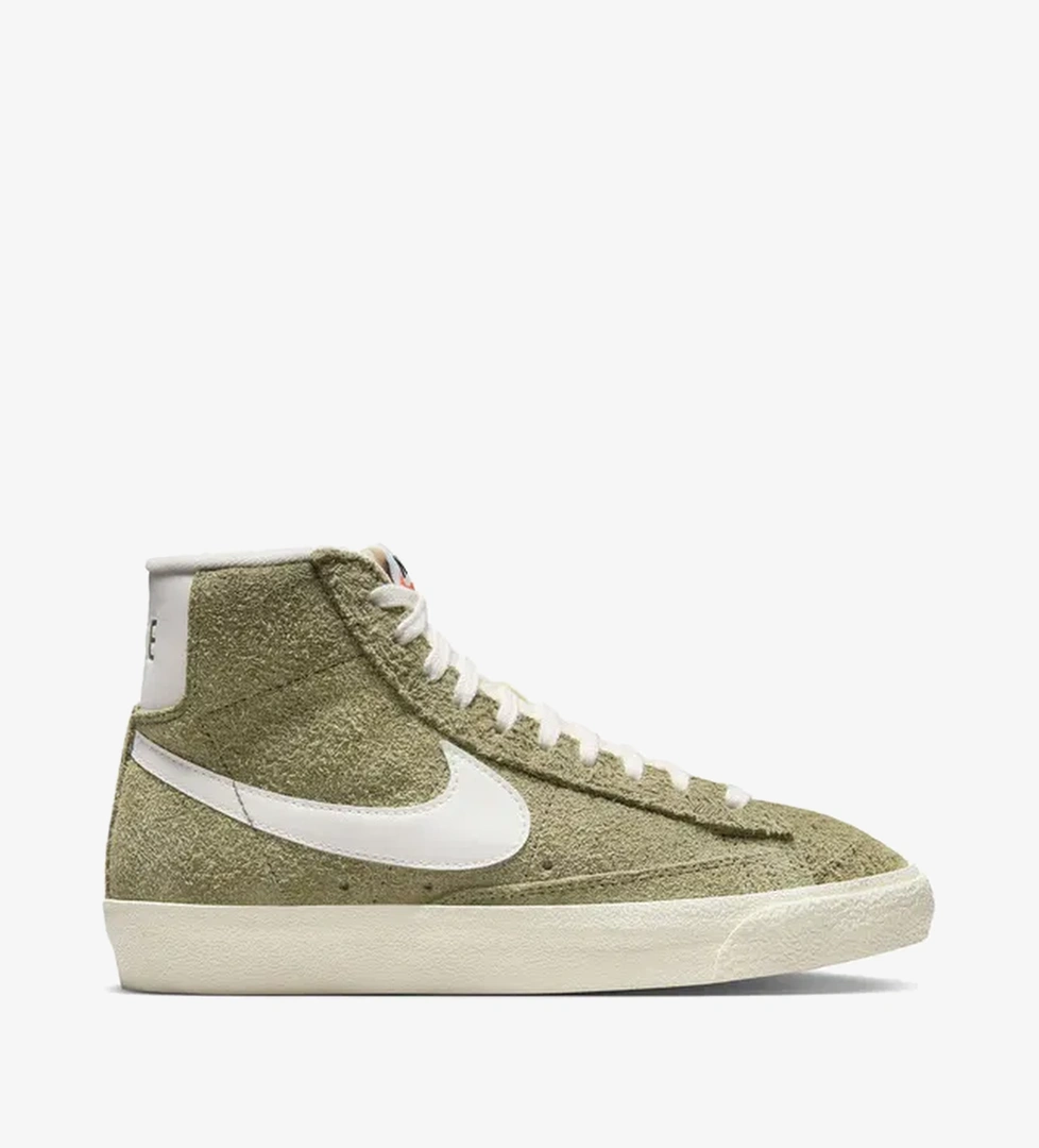 Nike Blazer Mid '77 Vintage Kadın Yeşil Sneaker - Görsel 1
