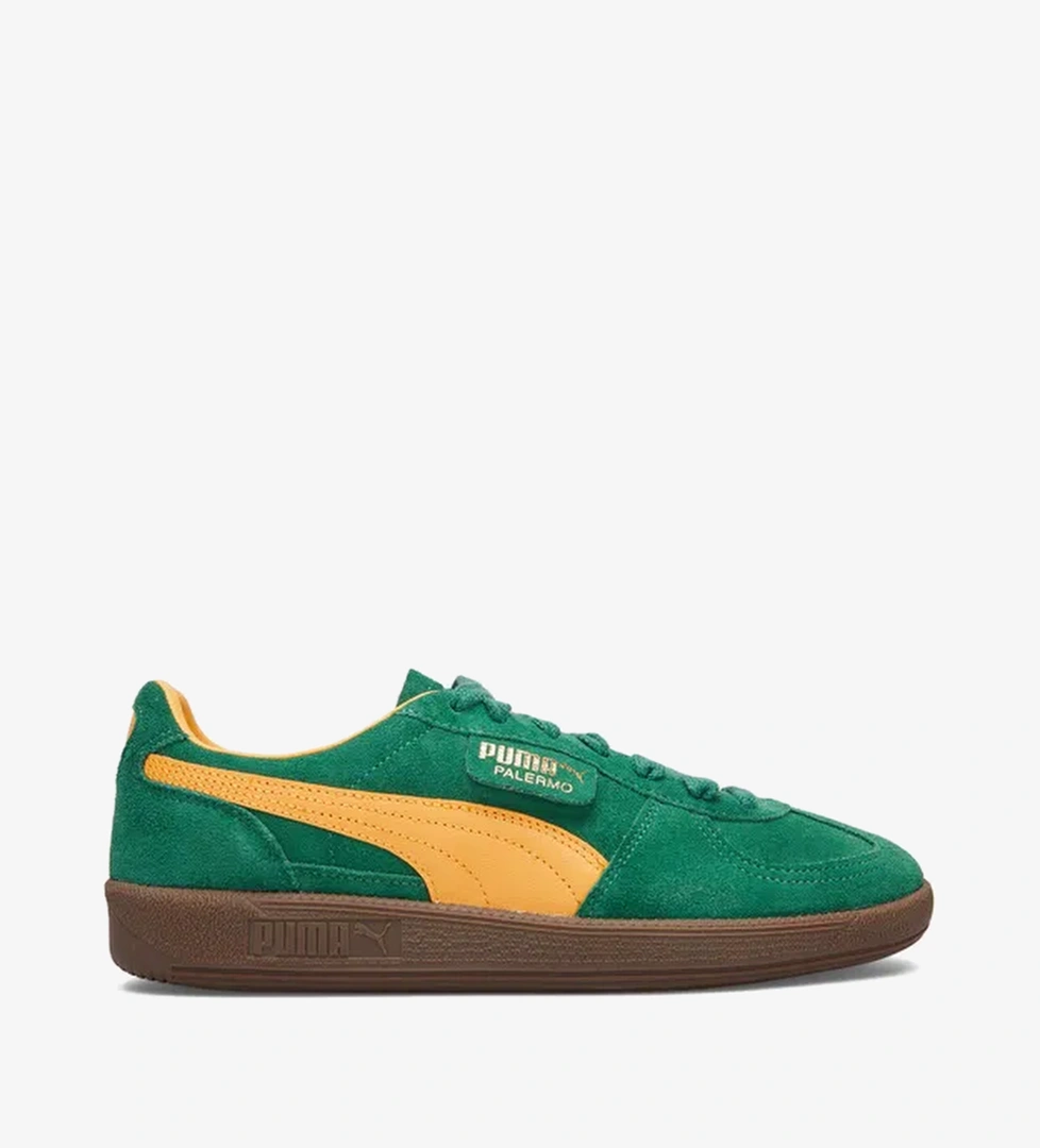 Puma Puma Palermo Unisex Yeşil/Sarı Spor Ayakkabı Sneaker | Occasion Yeşil - 1. görsel