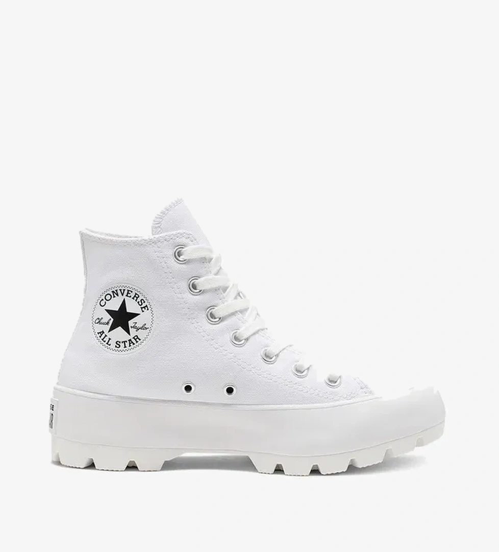 Converse Chuck Taylor All Star Lugged Hi Kadın Beyaz Sneaker - Görsel 1