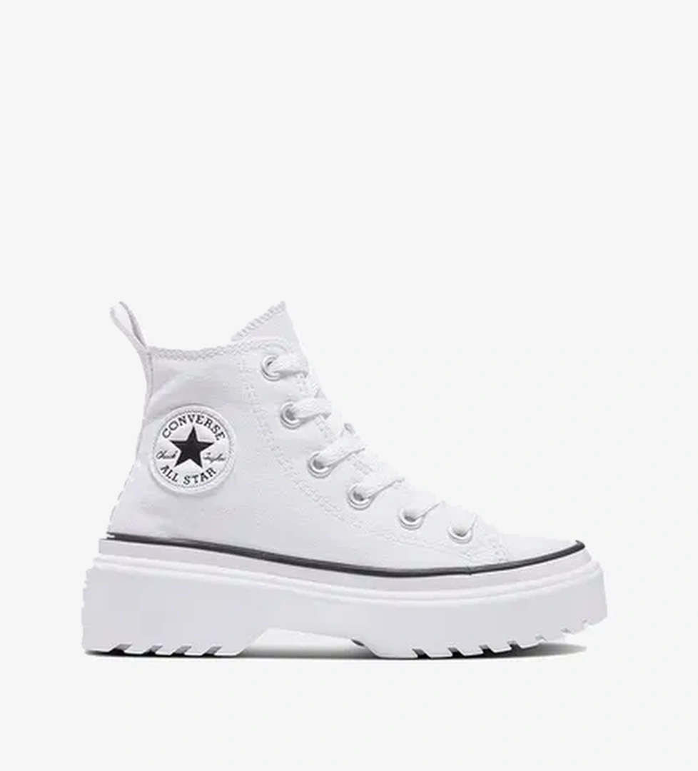 Converse Chuck Taylor All Star Lugged Lift Platform Canvas Çocuk Beyaz Sneaker - Görsel 1