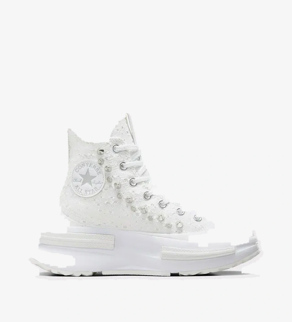 Converse Run Star Legacy CX Platform Studded Kadın Beyaz Sneaker