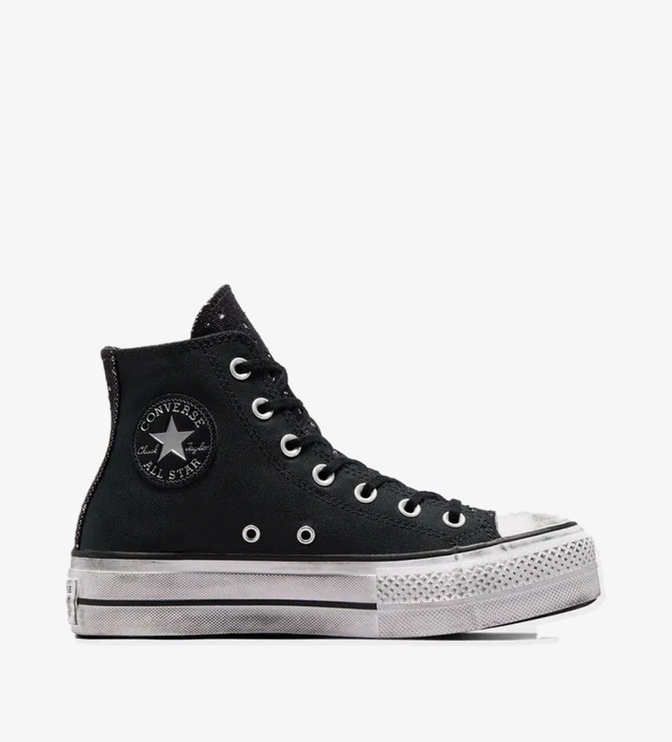 Converse Converse Chuck Taylor All Star Lift Platform Chrome Kadın Siyah Sneaker model görseli