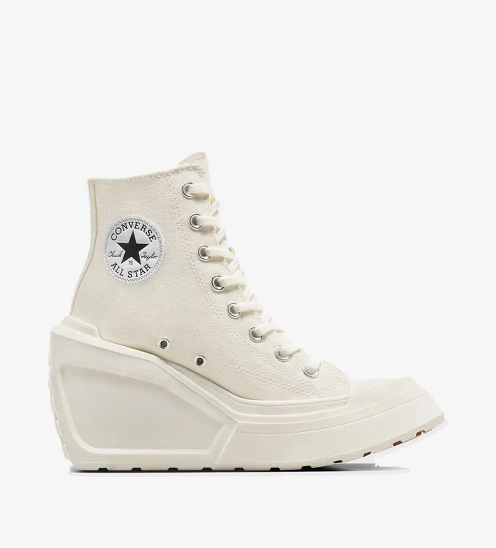 Converse Chuck 70 De Luxe Wedge Unisex Krem Sneaker