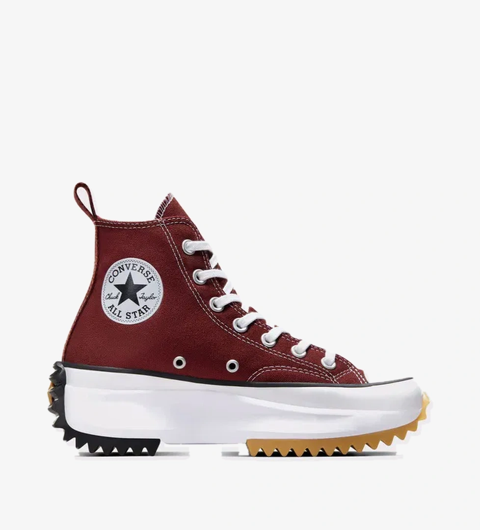 Converse Run Star Hike Platform Unisex Bordo Sneaker - Görsel 1
