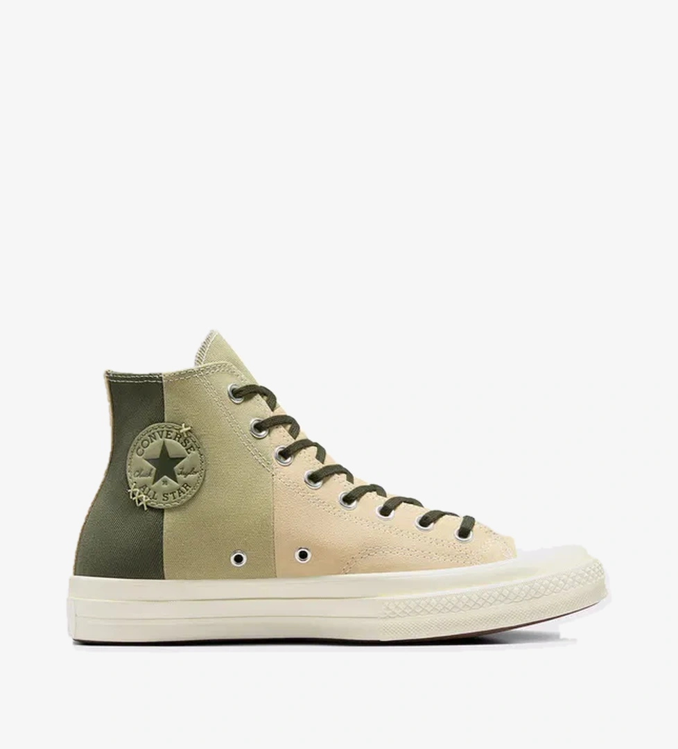 Converse Chuck 70 Patchwork Suede Unisex Bej Sneaker - Görsel 1