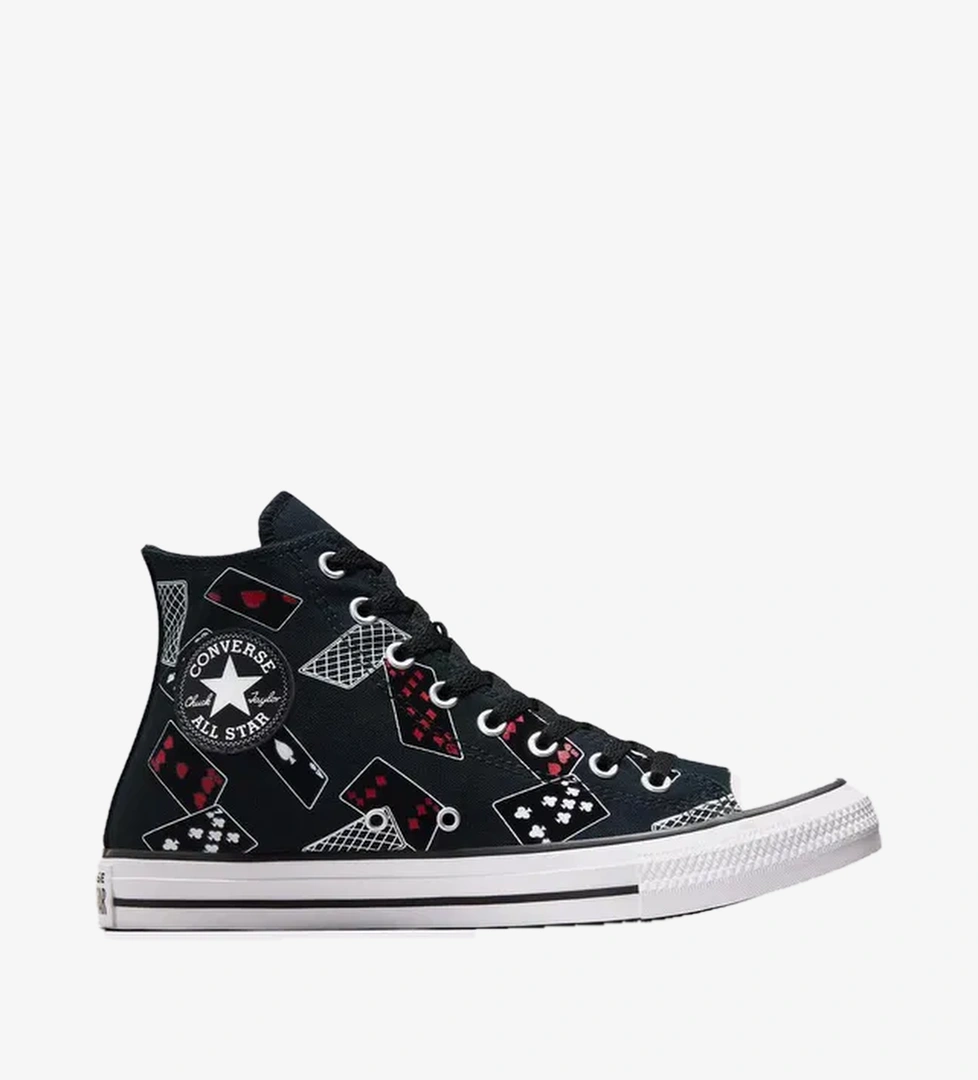 Converse Chuck Taylor All Star Cards Unisex Siyah Sneaker - Görsel 1