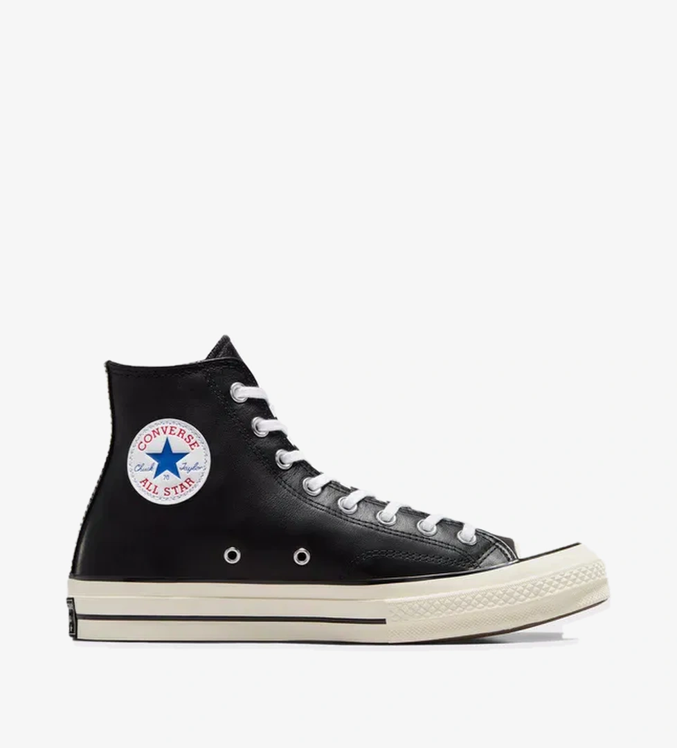 Converse Converse Chuck 70 Leather Unisex Deri Siyah Sneaker model görseli