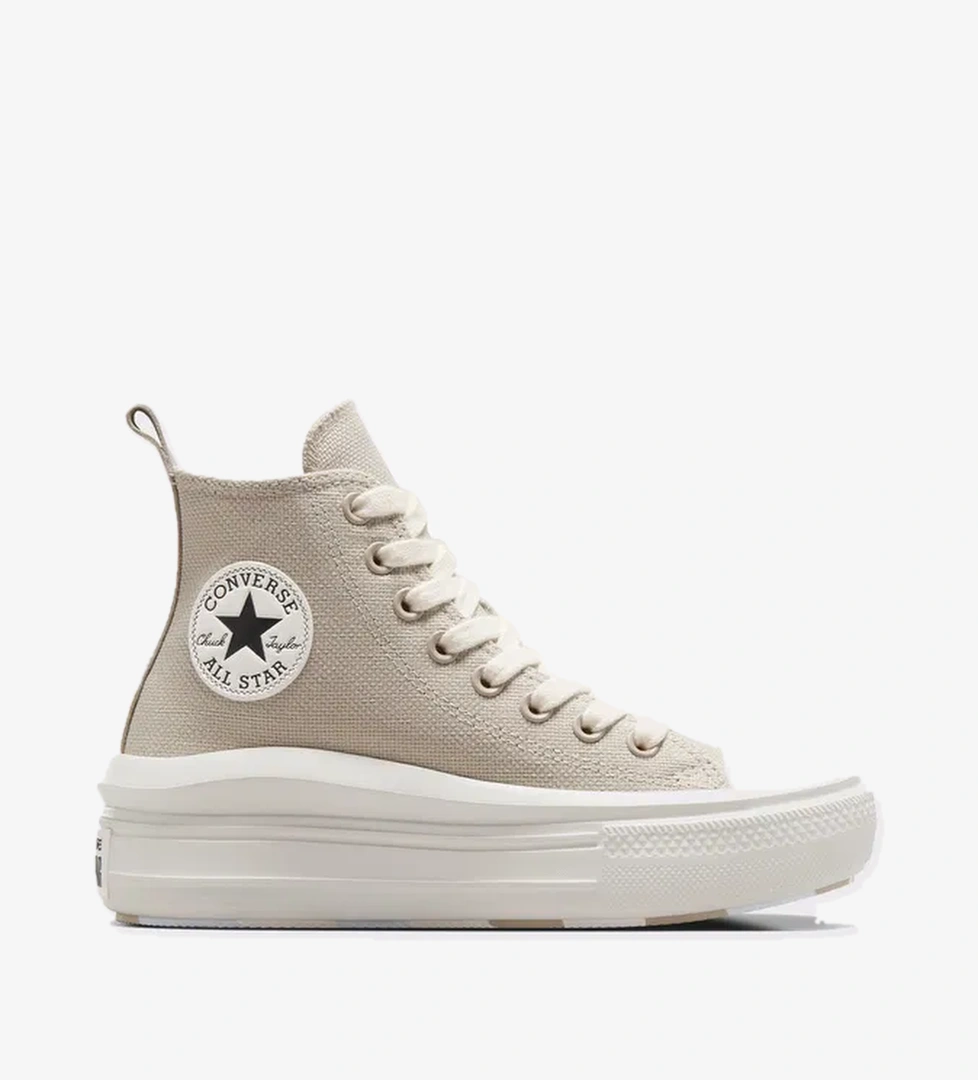 Converse Converse Chuck Taylor All Star Move Platform Kadın Bej/Siyah Sneaker | Occasion Bej - 1. görsel