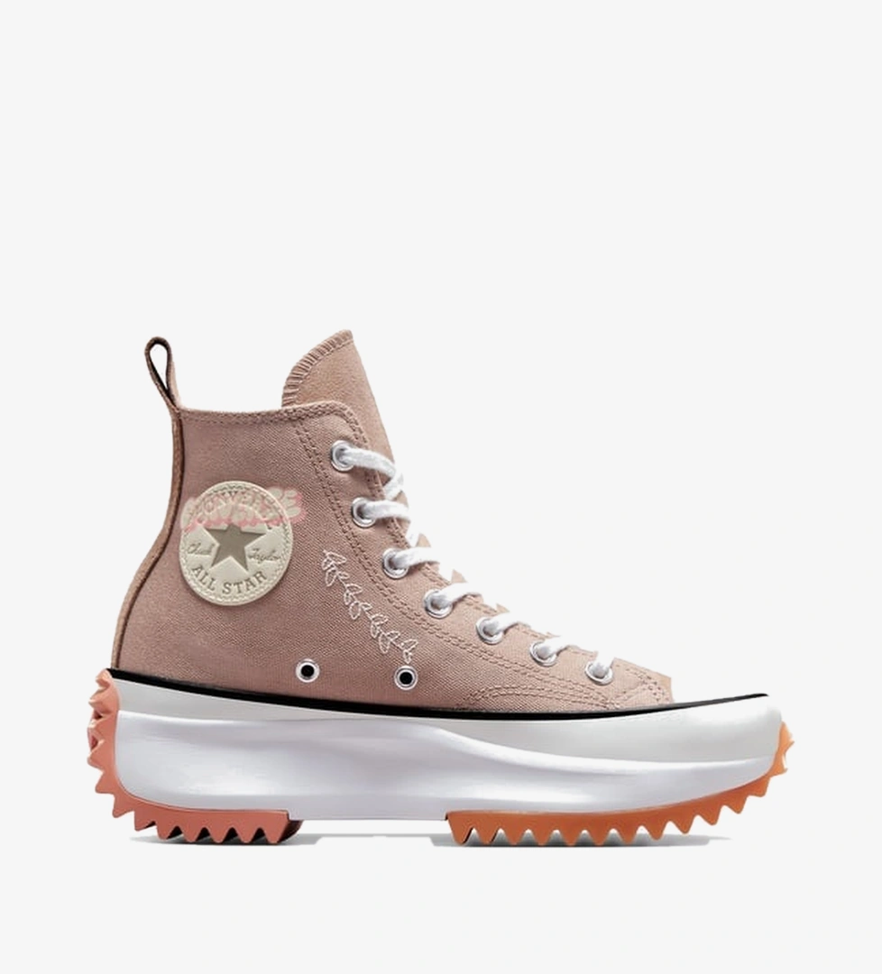 Converse Run Star Hike Platform Scribble Unisex Bej Sneaker